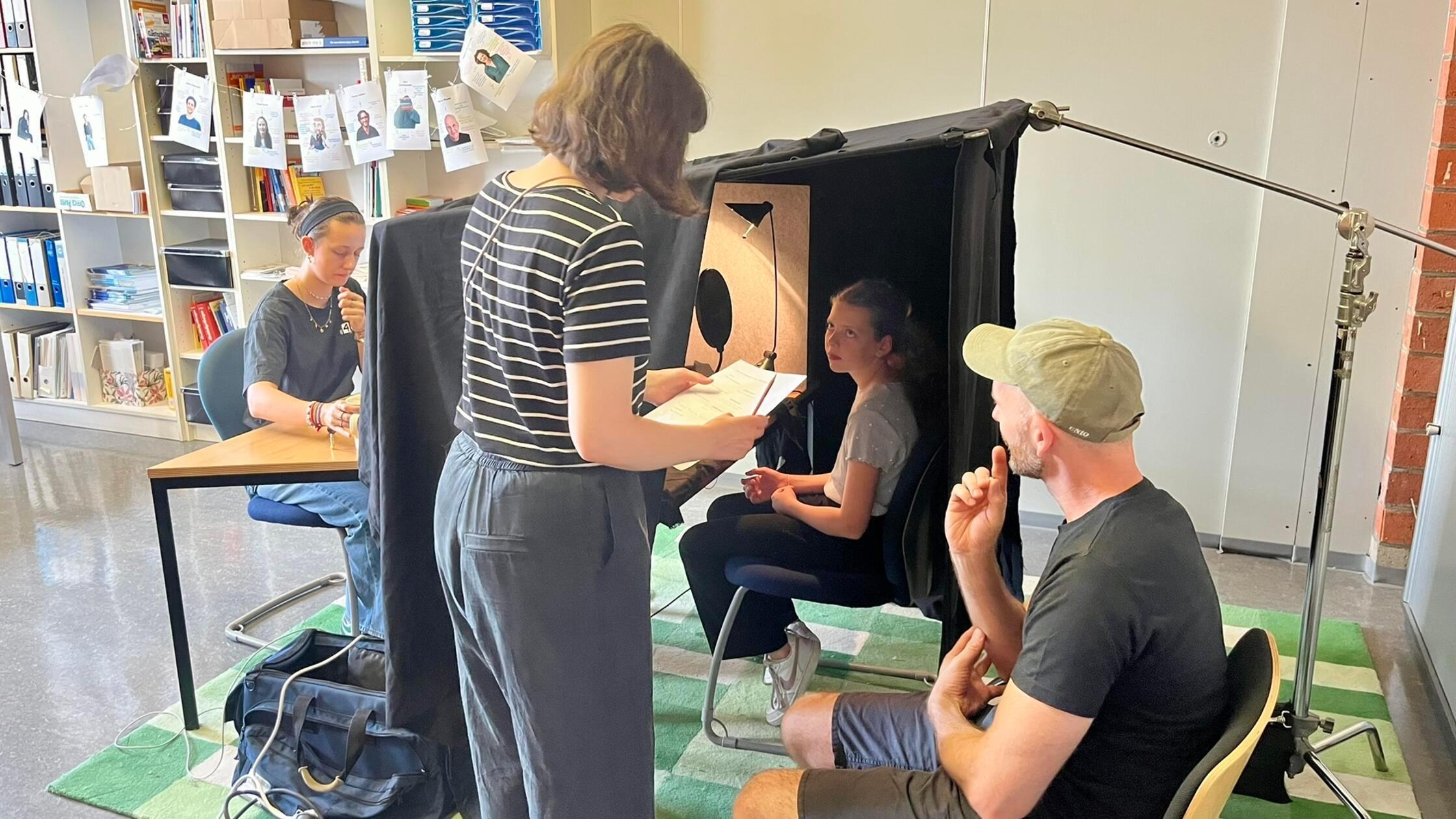 From Reading Club to Film Crew: Schwabach Students Film Book Trailers for ...
