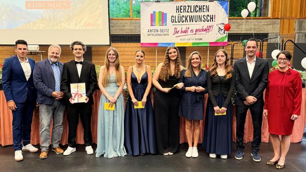Mit der Zeugnisübergabe endete für die Absolventin