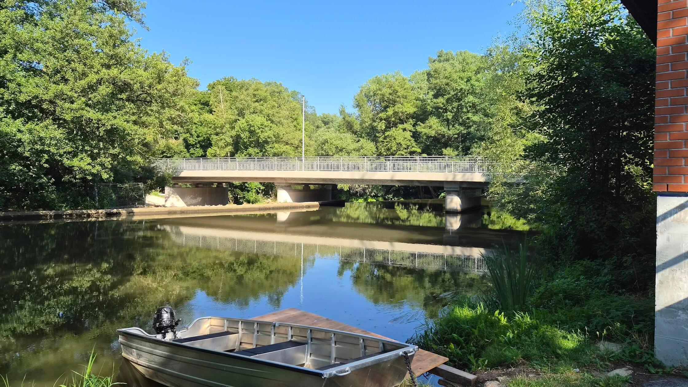 Juli 2026: Die neue Rennmühlbrücke wirkt aus der F