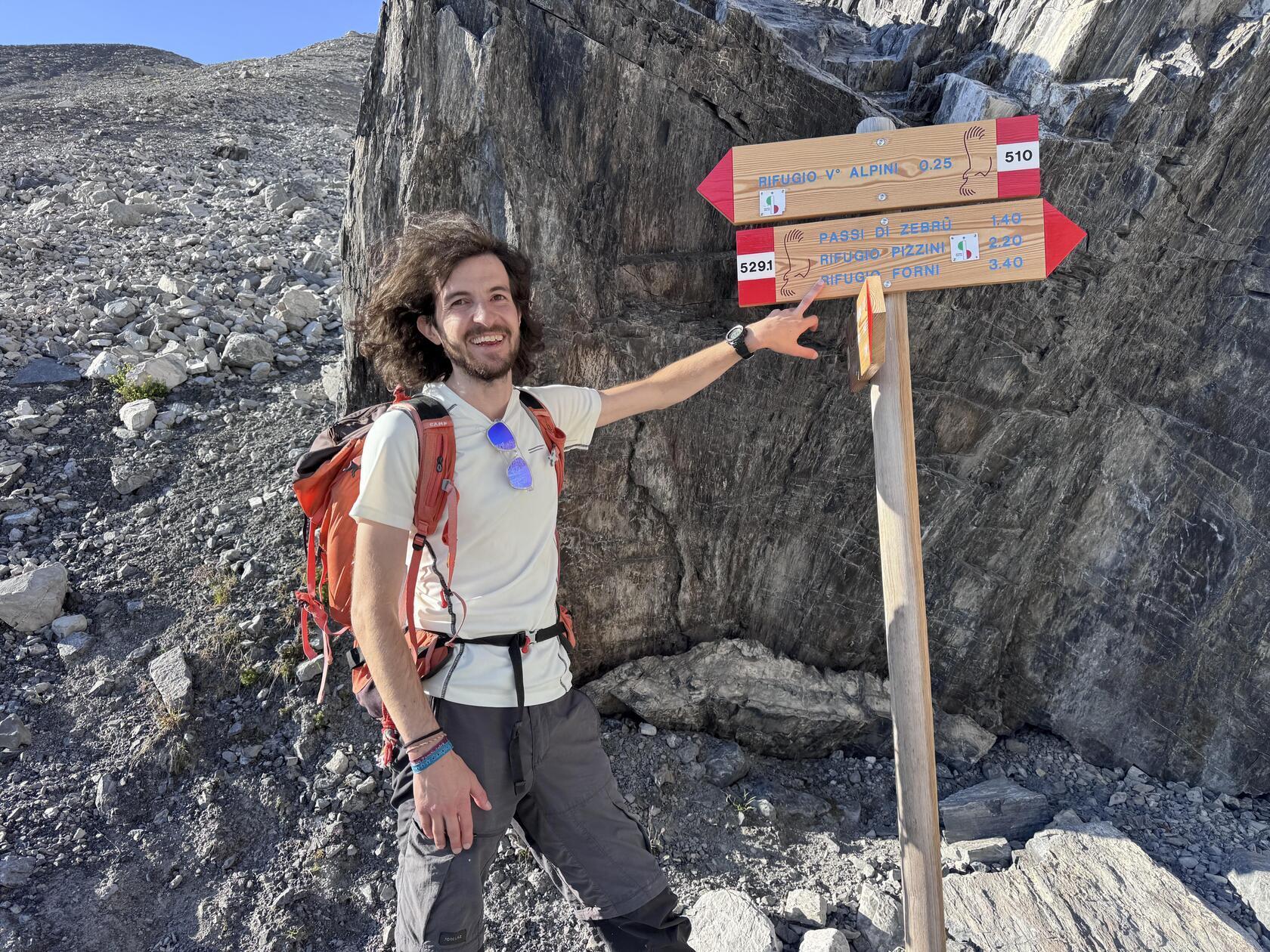 Massimiliano „Max“ Radice, 29, Bergwanderführer und Naturwissenschaftler, weiß so gut wie alles über Flora, Fauna und Geologie im Nationalpark Stilfserjoch.