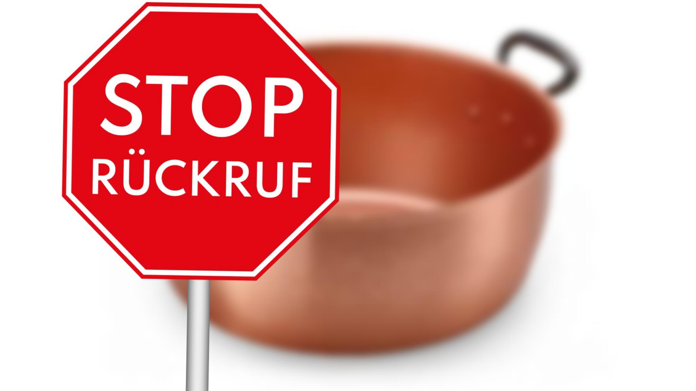 Marmeladentopf Kupfer Rückruf