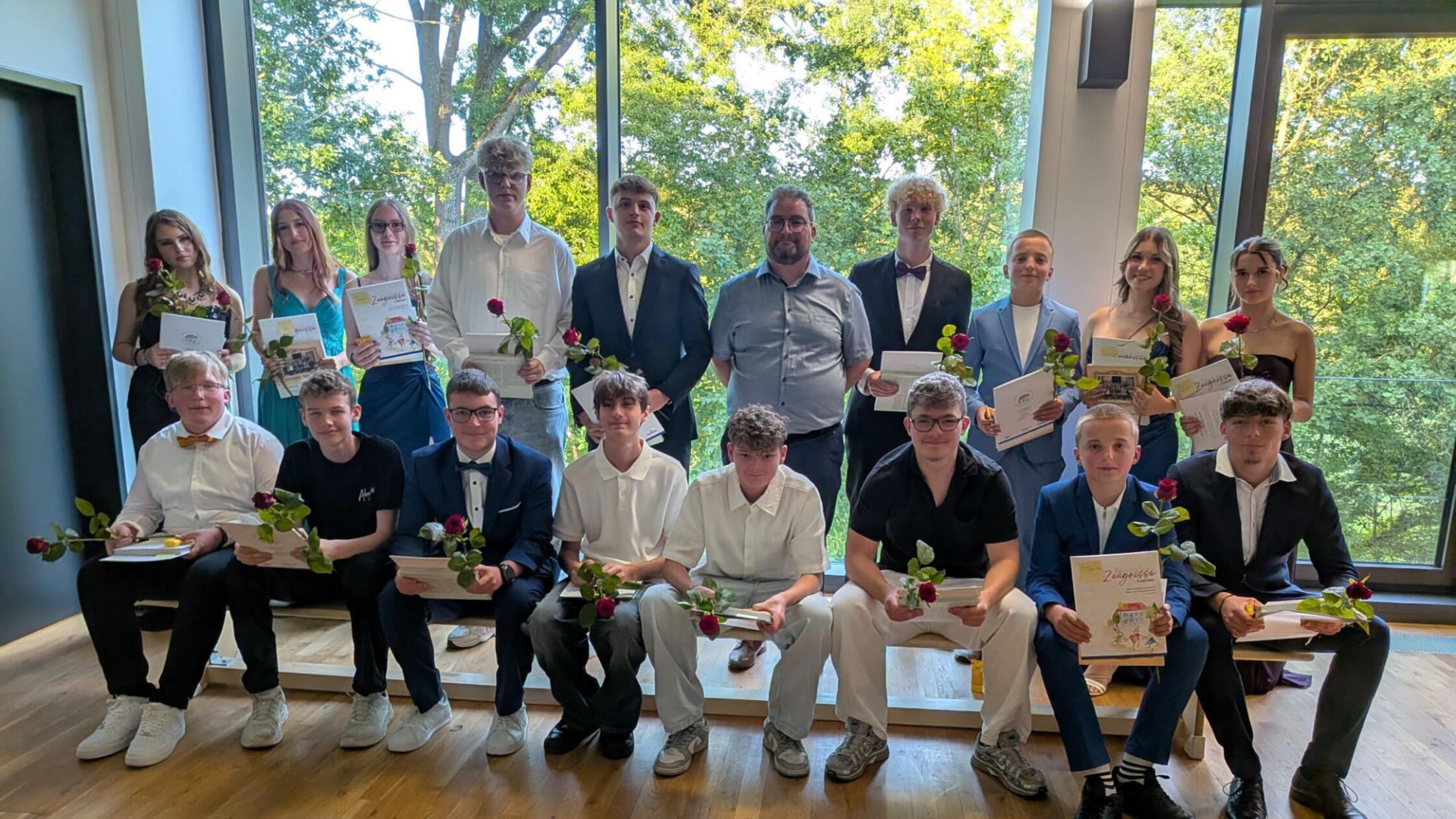 Klassenfoto der 9b