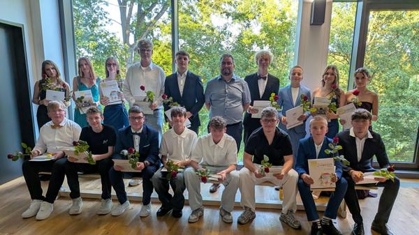 Klassenfoto der 9b