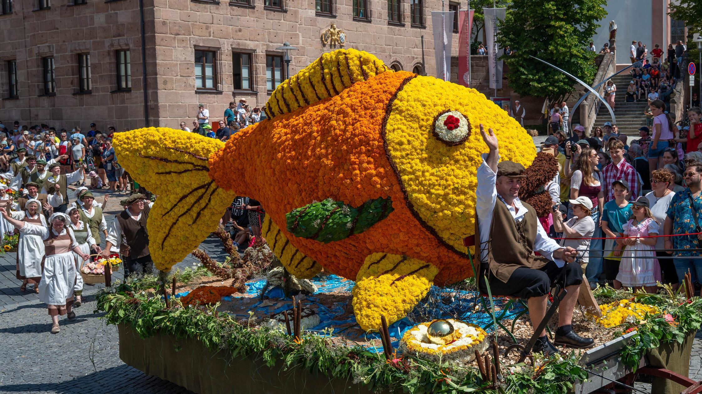 Höhepunkt des Hilpoltsteiner Burgfests war auch he