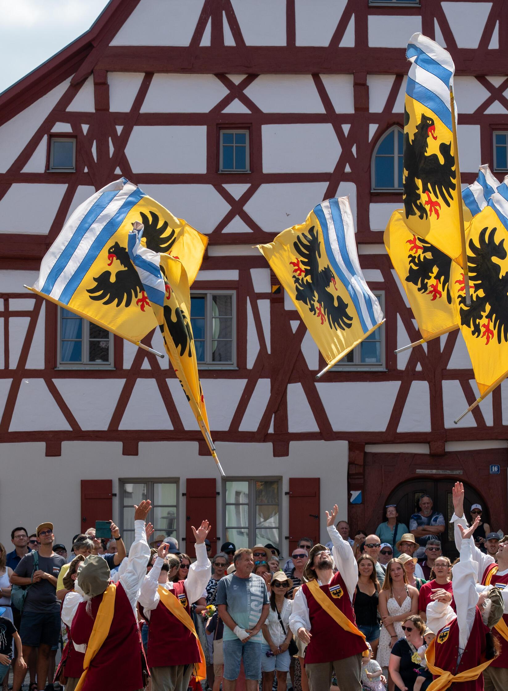 Höhepunkt des Hilpoltsteiner Burgfests war auch he