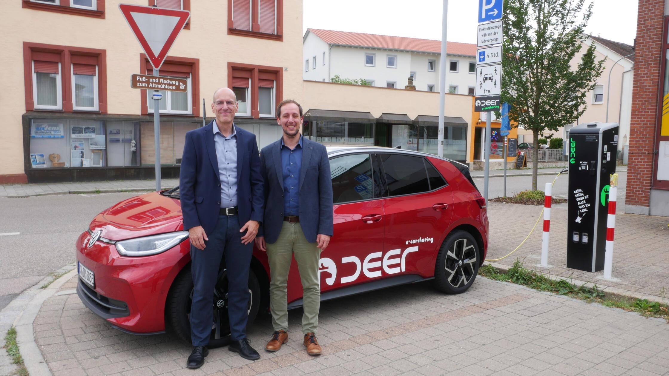 Das E-Carsharing-Angebot in Gunzenhausen wächst we