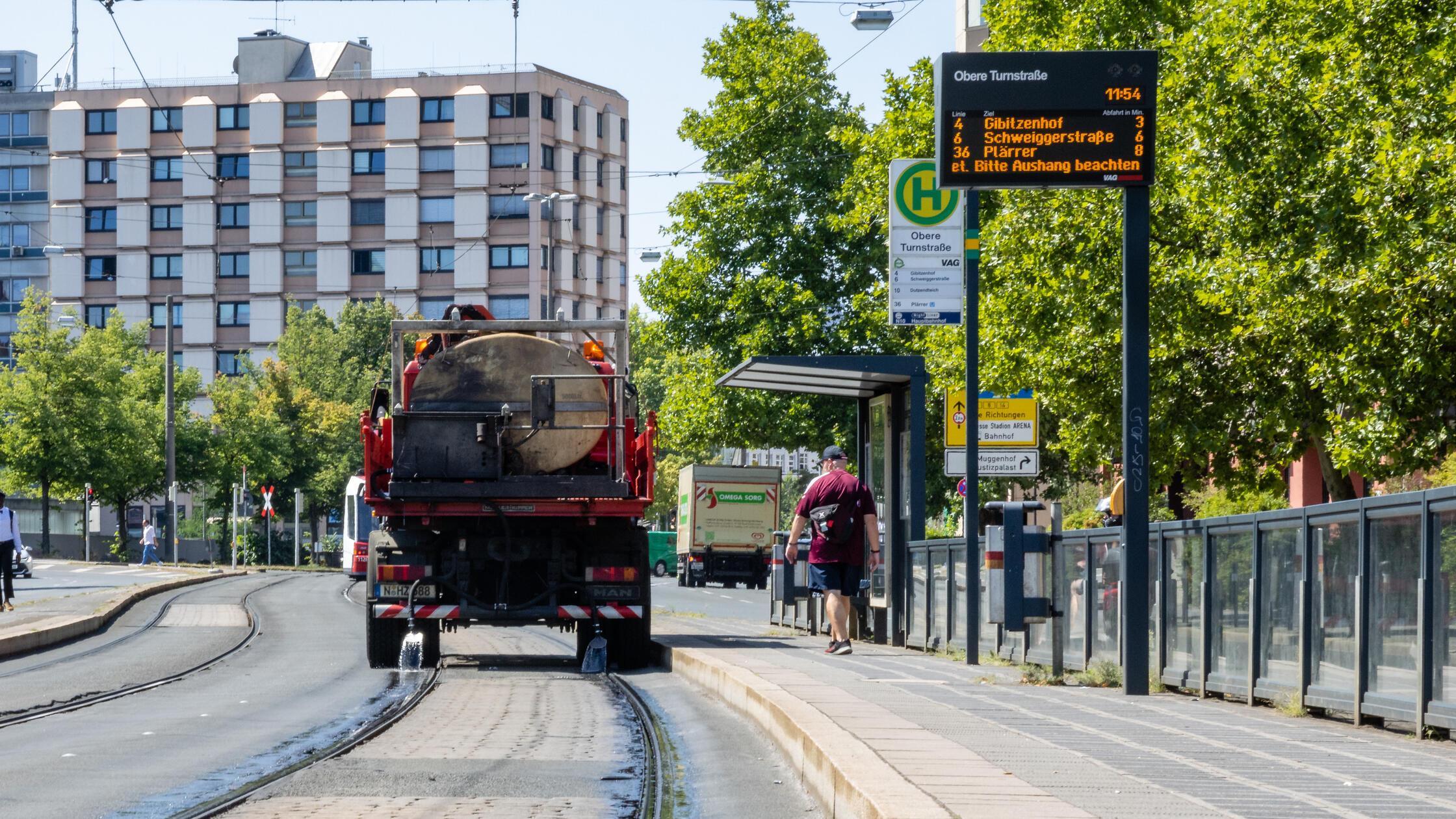 Hitze bedroht erneut NÃ¼rnbergs StraÃŸenbahnnetz -