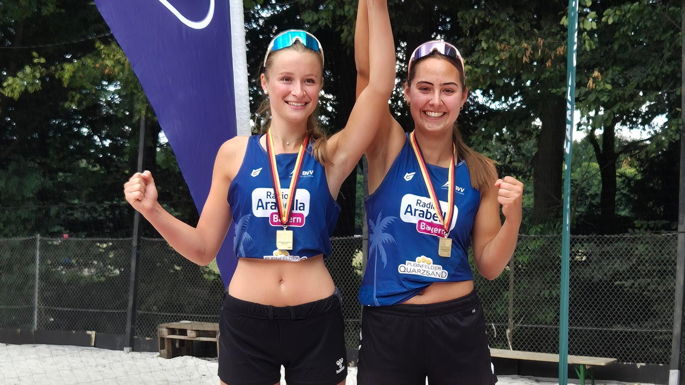 Bei der Deutschen Meisterschaft im Beachvolleyball