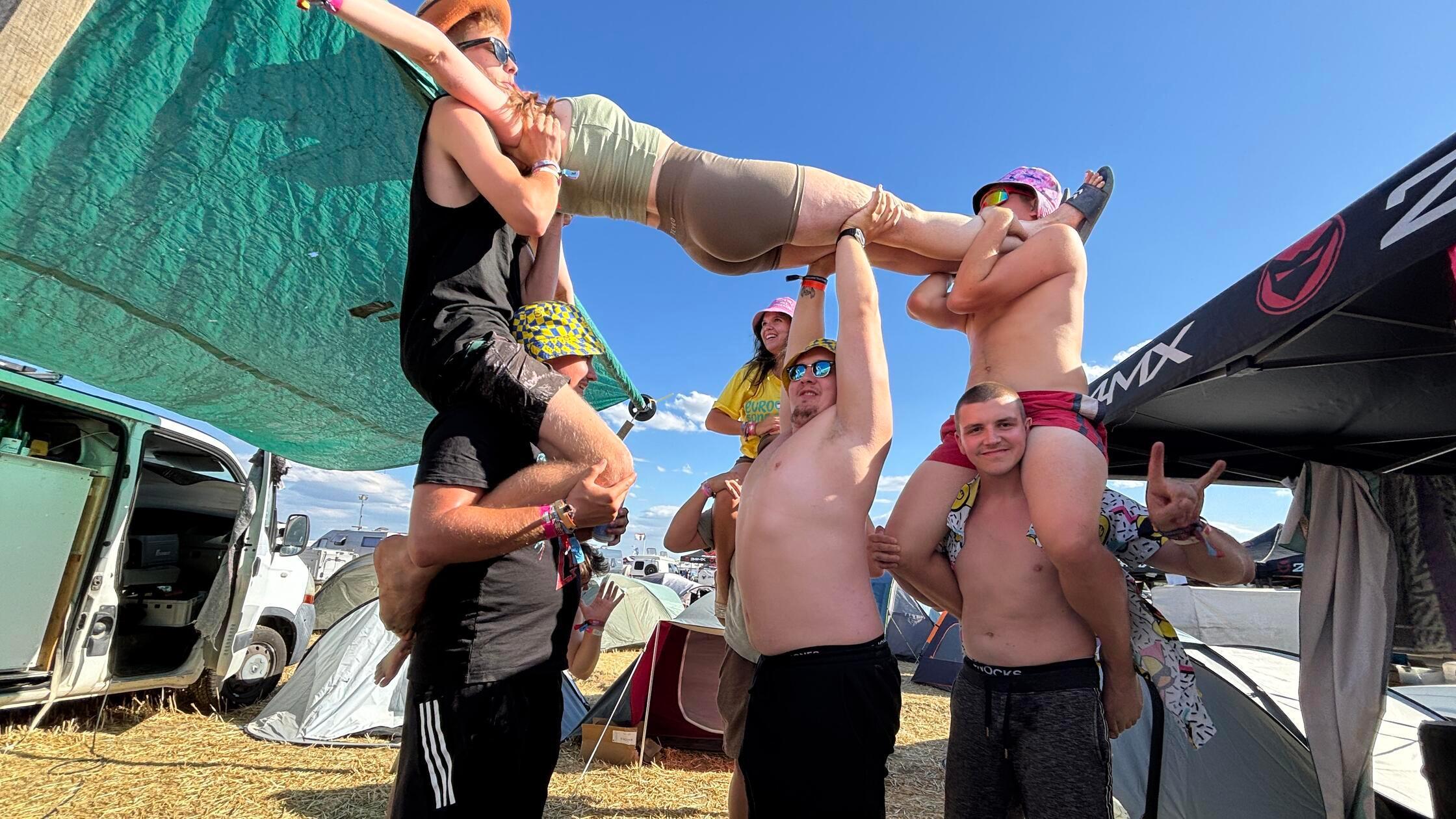 Leben im Camp Taubertal Festival
