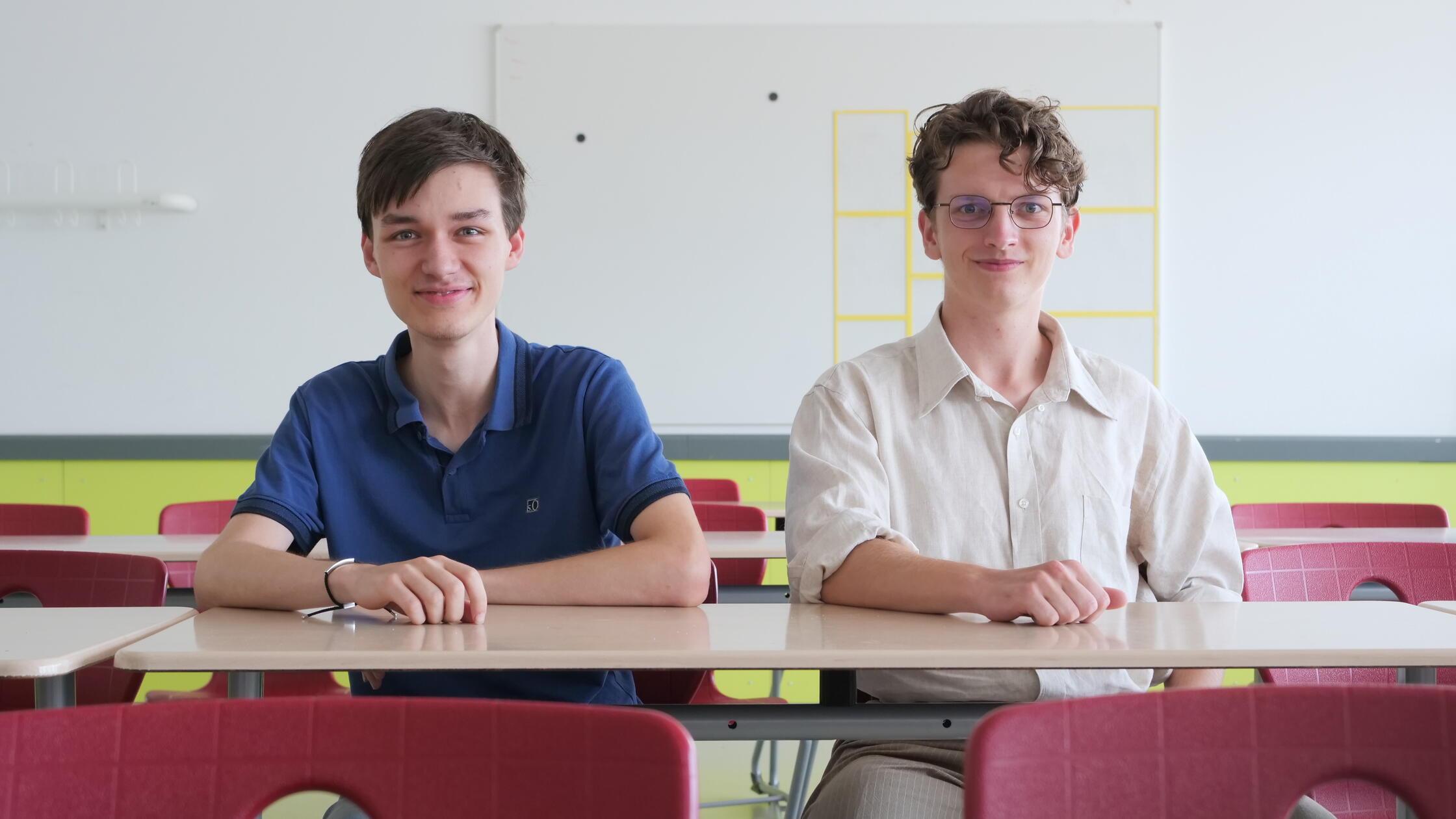 Hannes Weiß (li.) und Maksym Shyvdenko (re.) ziehe