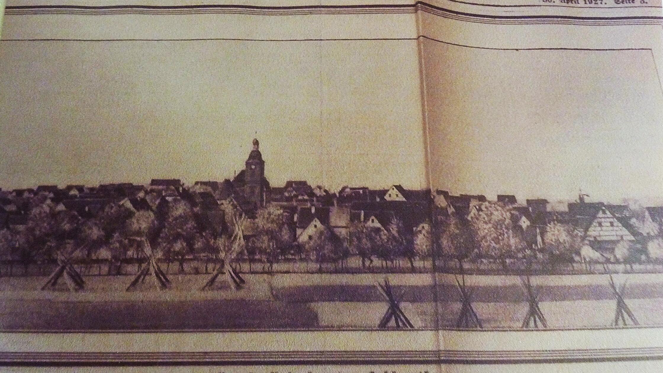 Repro aus dem Fränkischen Kurier vom 30.April 1927
