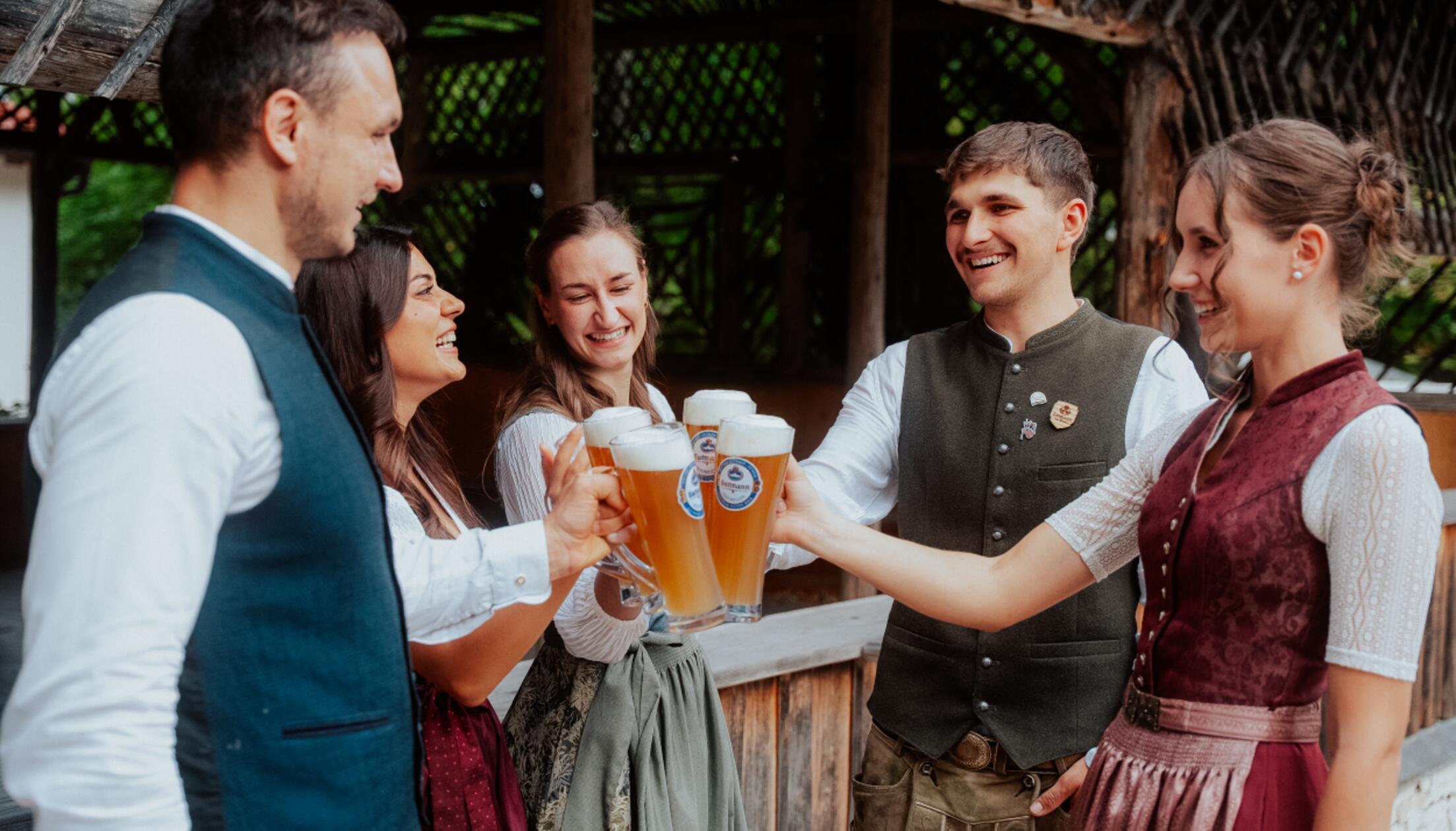 Wo gutes Hefeweizen und nette Menschen zusammenkom