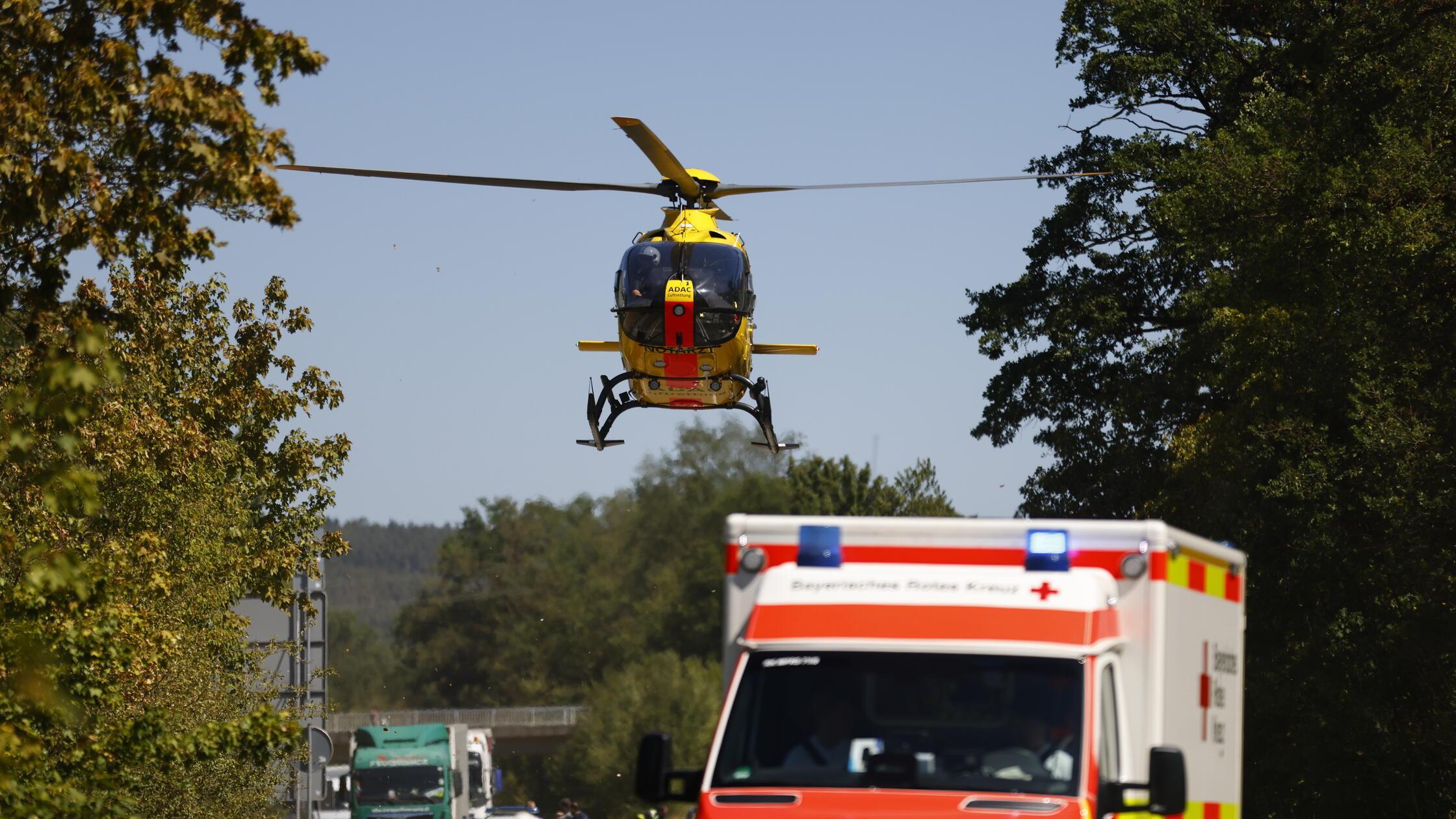 Bei einem schweren Verkehrsunfall auf der B2 bei P