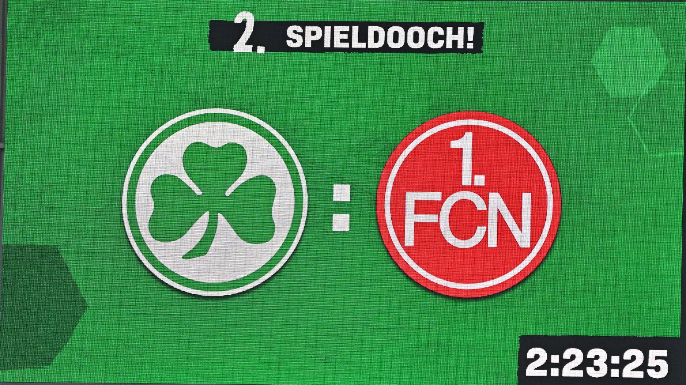 Derby-Zeit in Franken! Im Fürther Ronhof trafen der Club und das Kleeblatt zum 277. Mal aufeinander.