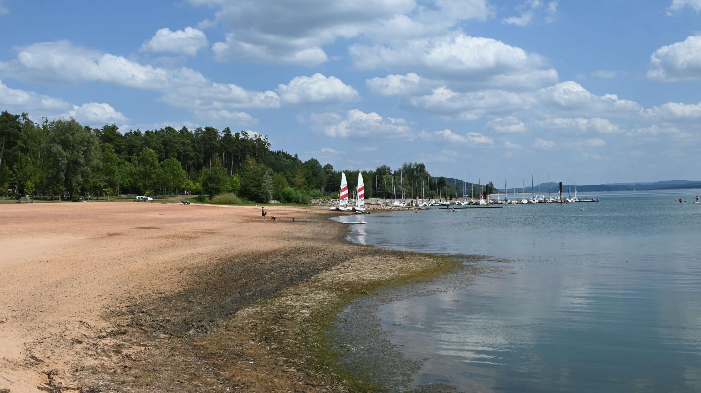 Absberg Seespitz Brombachsee Strand