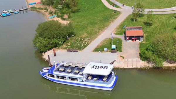 Tauchwand Folie Altmühlsee Badebereich