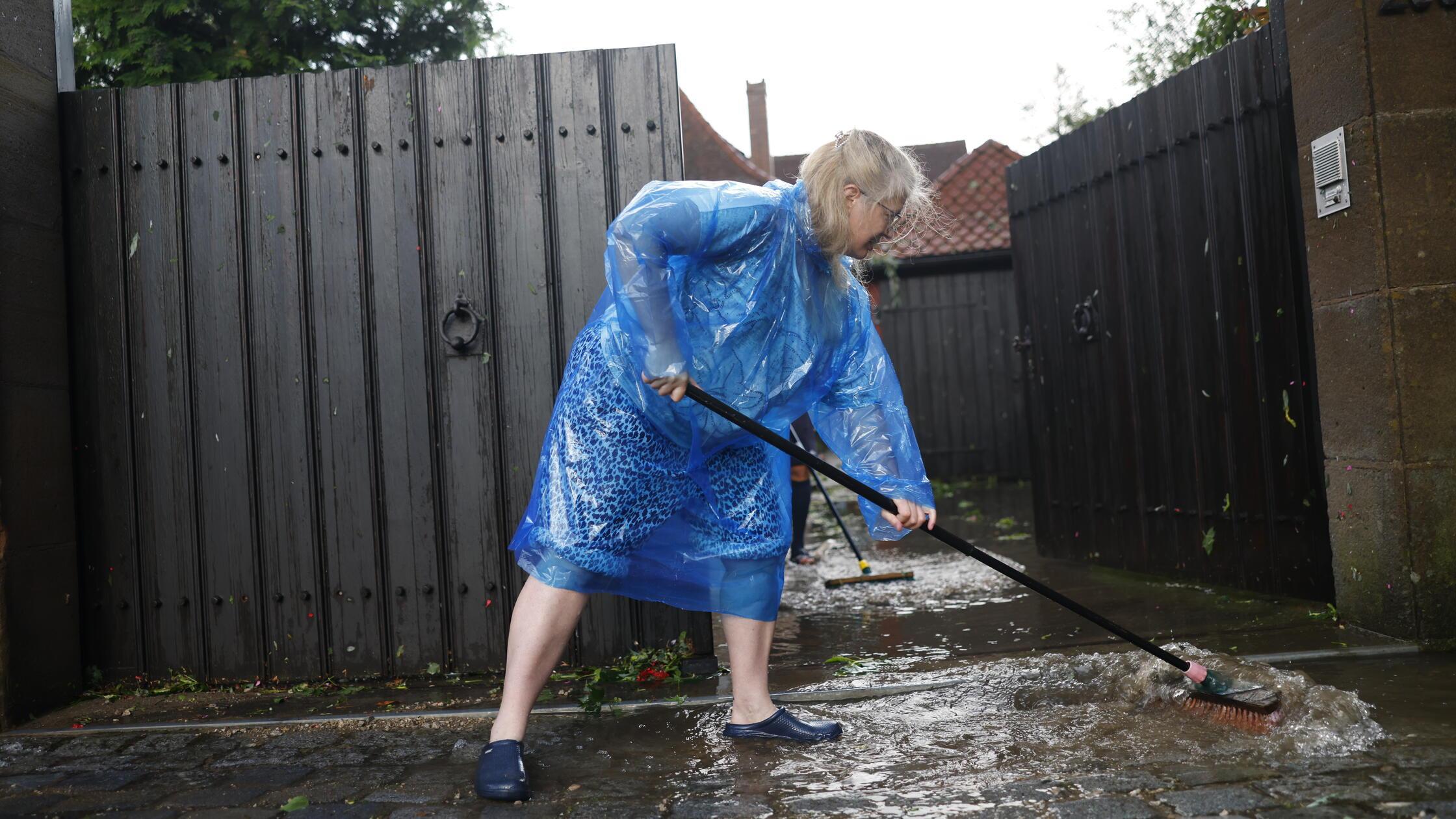 Heftiges Unwetter trifft Mittelfranken: Massiver S