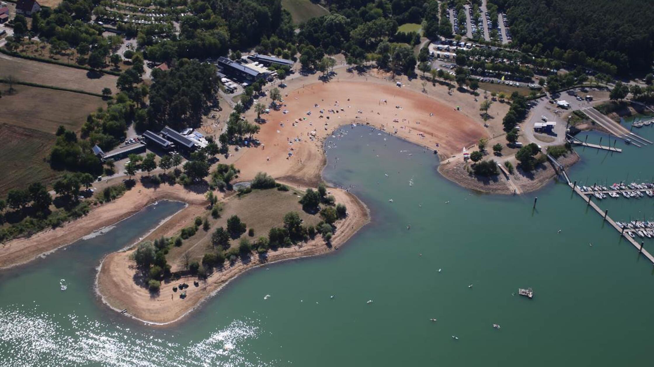 Ramsberg Strand Großer Brombachsee August 2026
