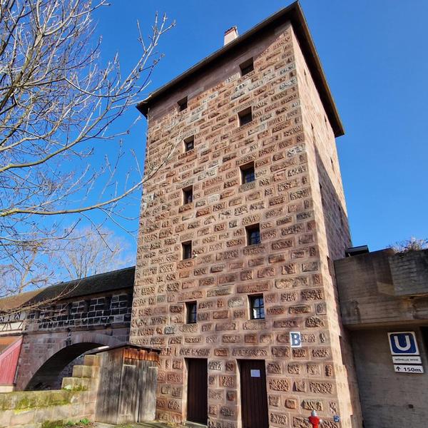 Stadtmauerturm B an der Norishalle