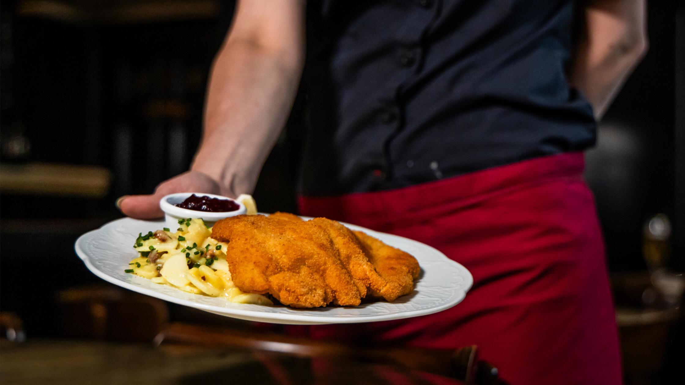 Jeder Schnitzelteller wirft mehr für den Wirt ab: 