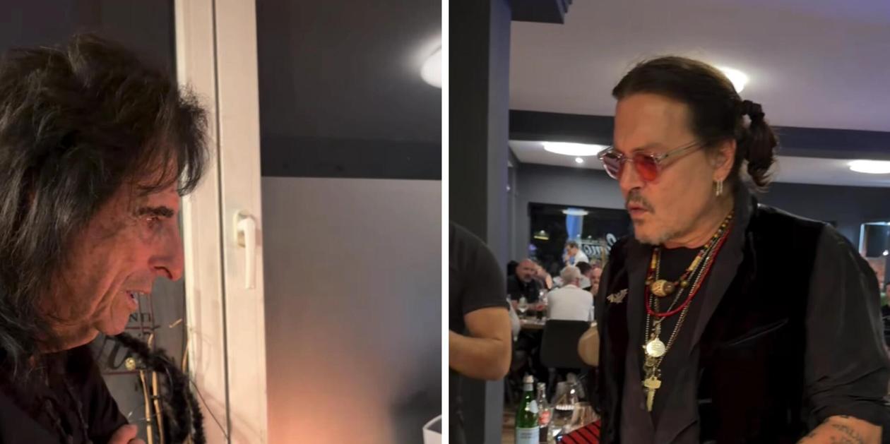 Johnny Depp und Alice Cooper in Nürnberg: „Hollywood Vampires“ essen in ...