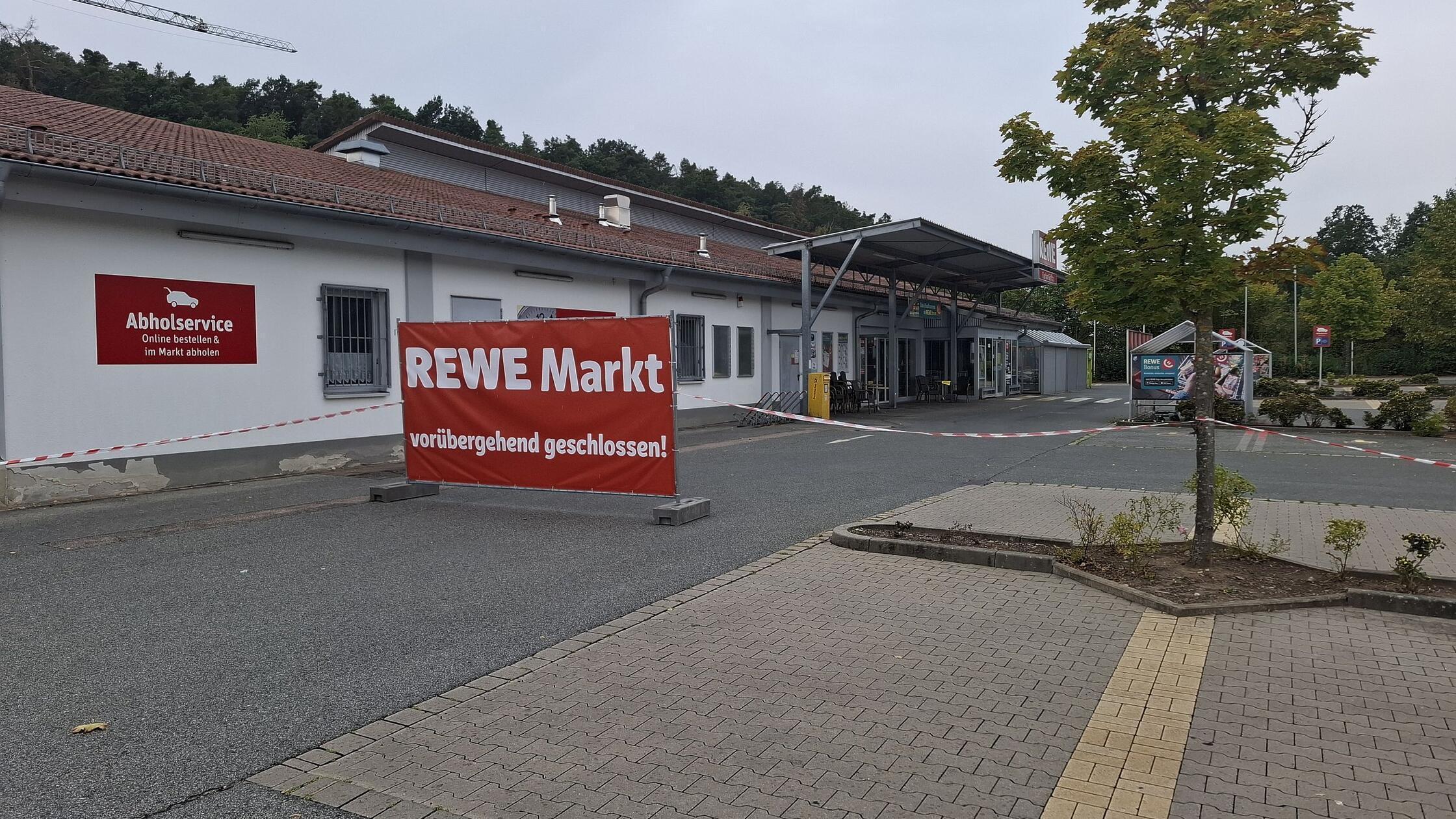 Rewe Kammerstein geschlossen