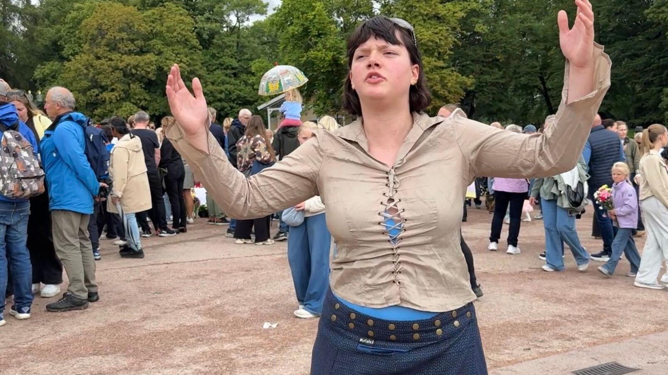 Die Norwegerin Sonya Lii Nome Barlow singt auf dem