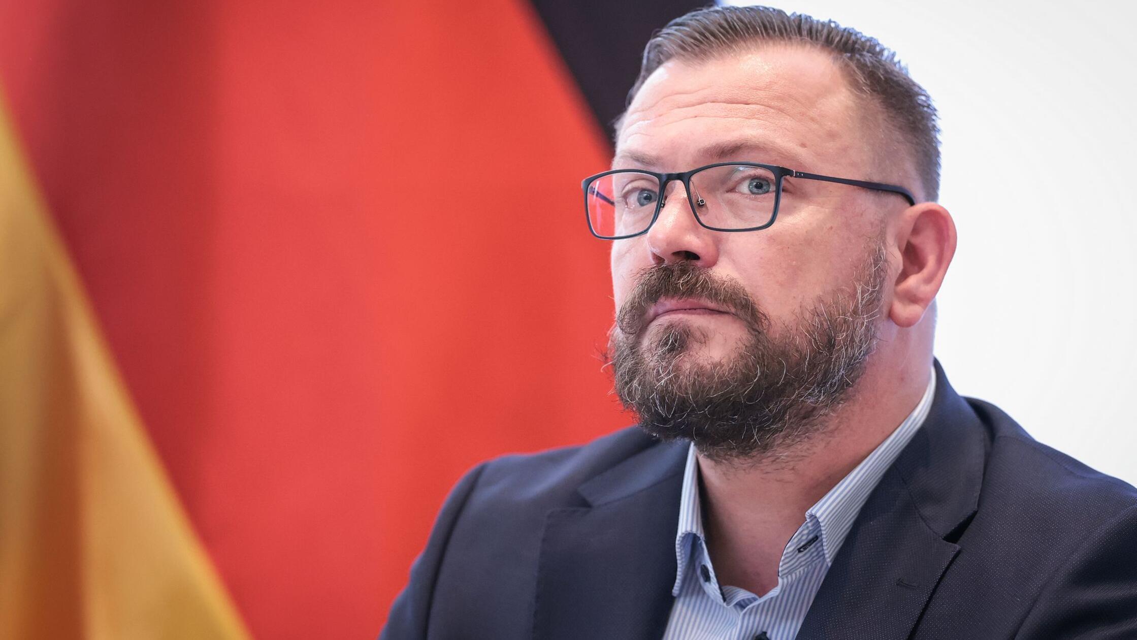 Patrick Harr, Pressesprecher der AfD Sachsen-Anhal