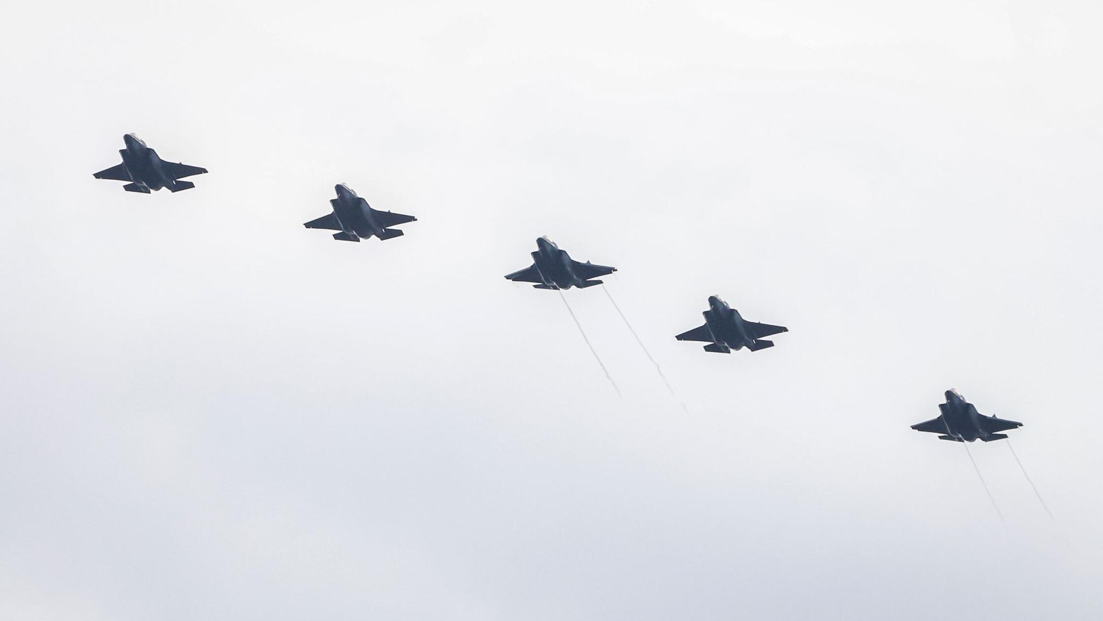 Kampfflugzeuge vom Typ Lockheed Martin F-35B der U