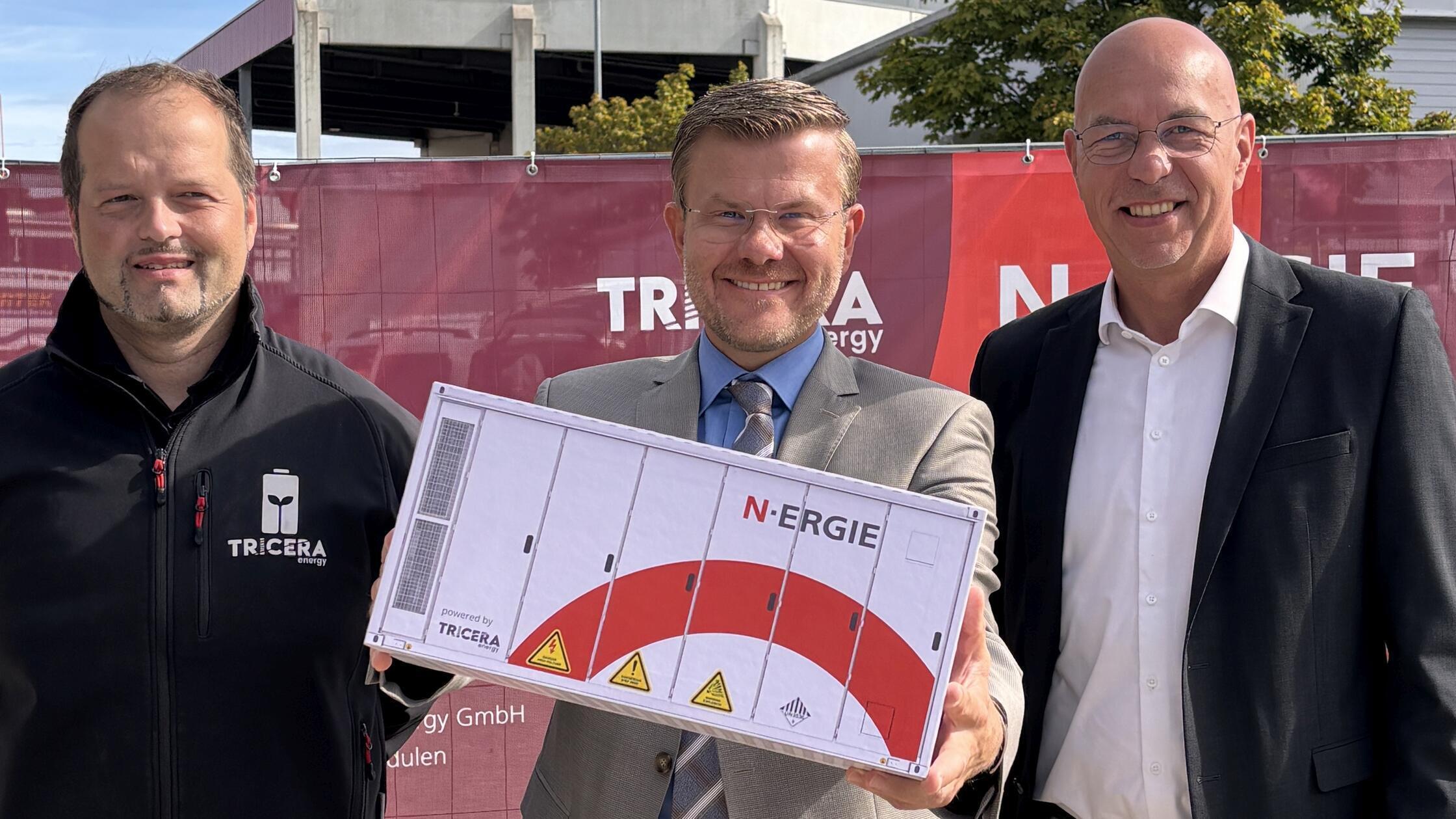 Neuer Speicher der N-Ergie in Nürnberg-Sandreuth