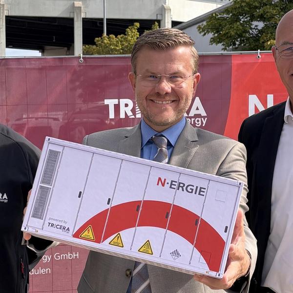 Neuer Speicher der N-Ergie in Nürnberg-Sandreuth