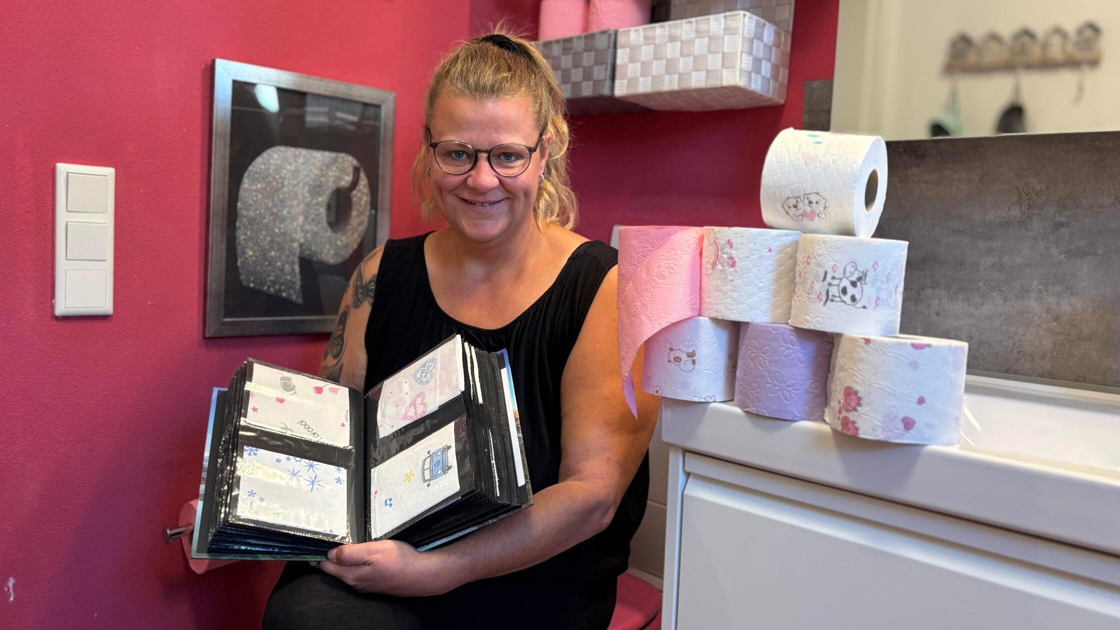 Klopapier-Sammlerin Kerstin Seitz