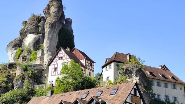 Tüchersfeld: Ortsteil der Stadt Pottenstein, Landkreis Bayreuth; rund 250 Einwohner.