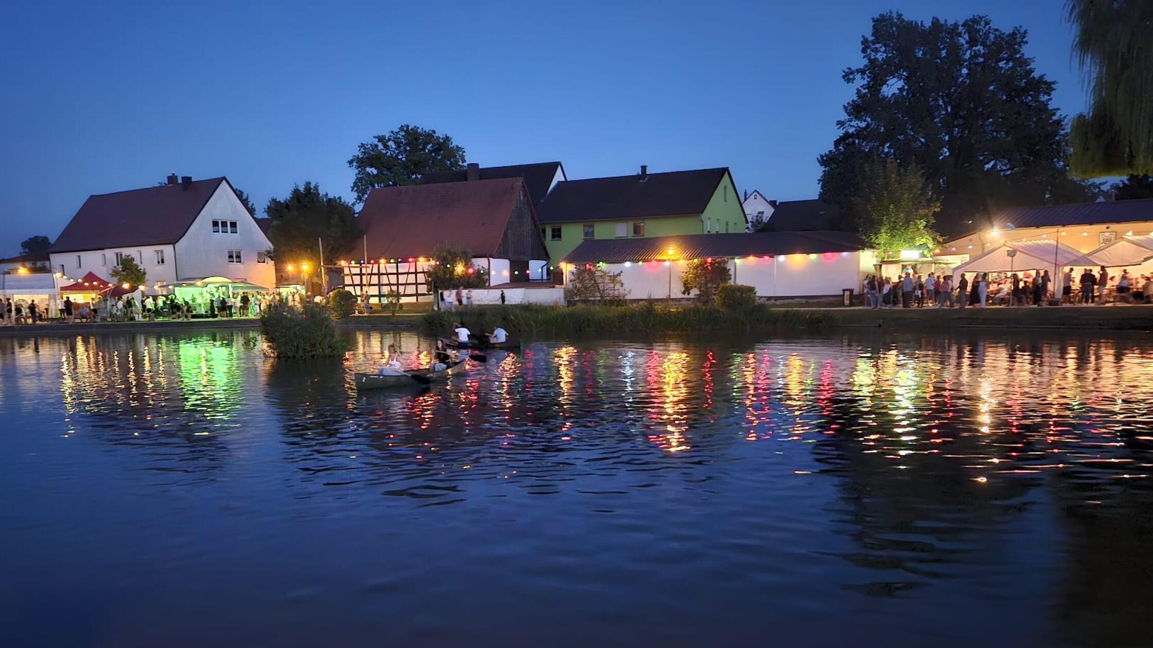 Beste Abendstimmung aus dem Büchenbacer Weiherfest