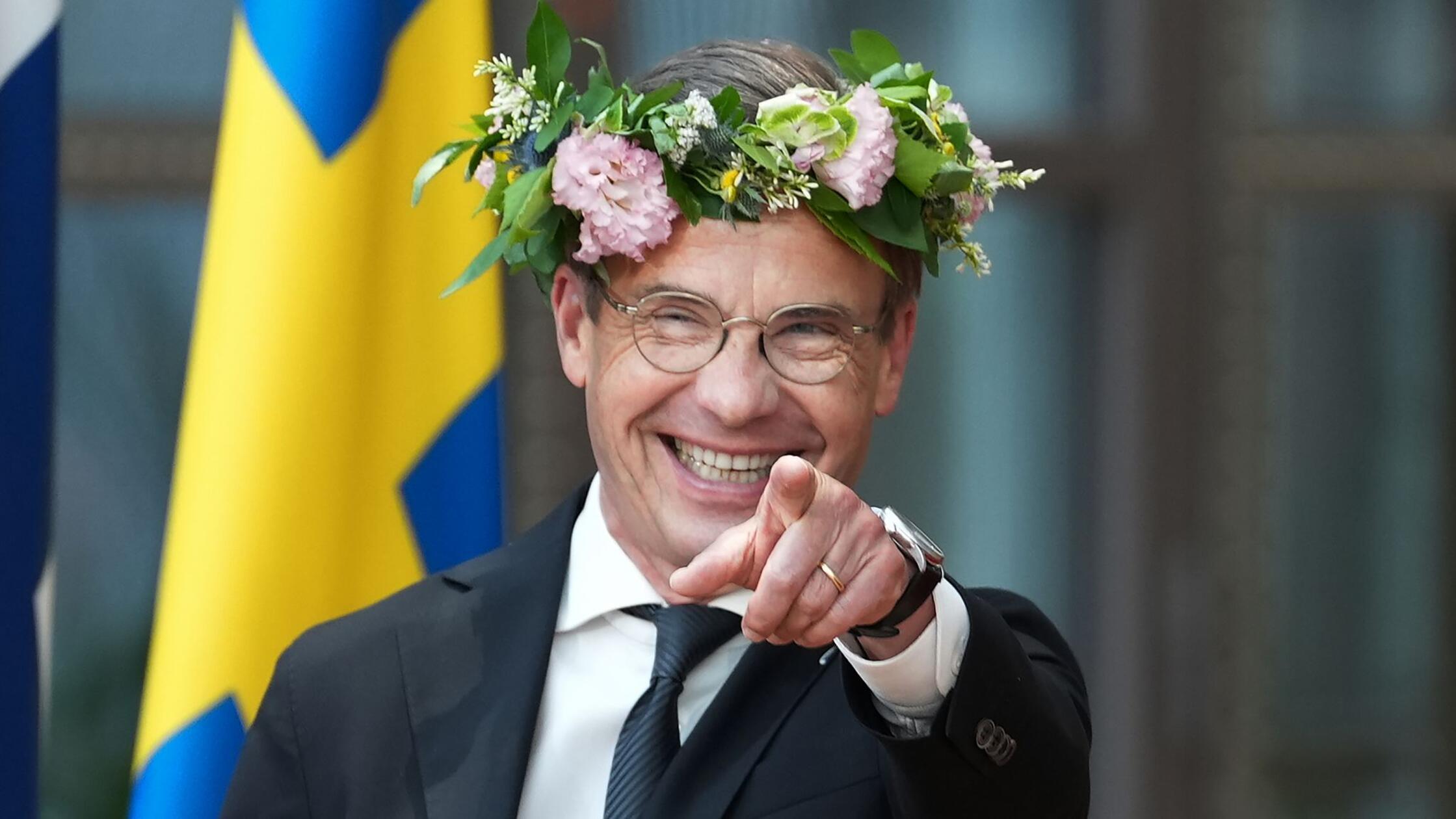 Der schwedische Ministerpräsident Ulf Kristersson 