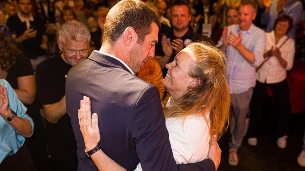Axel von der Ohe (SPD, l), Oberbürgermeisterkandid