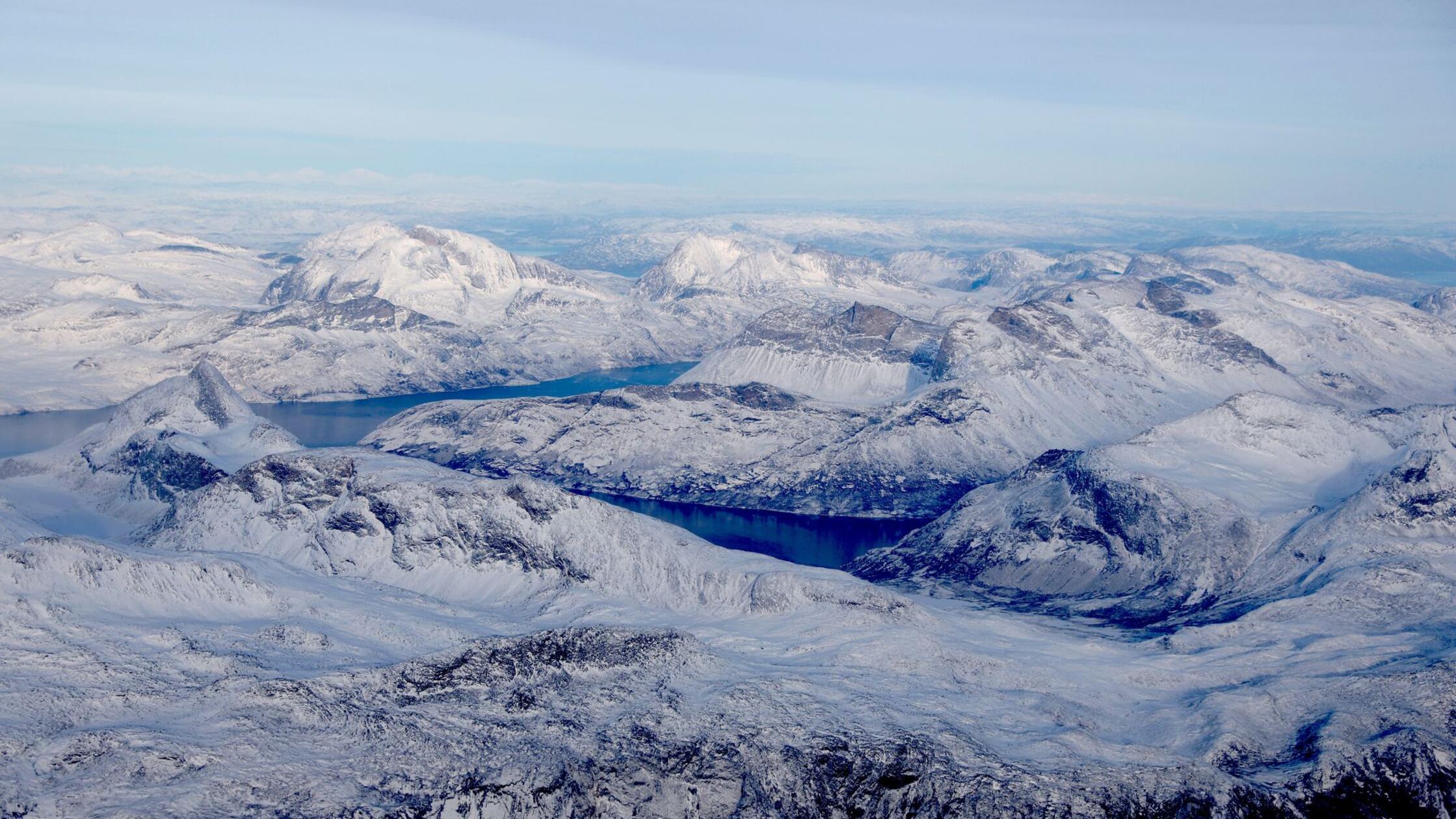 Landschaft in Grönland. (zu dpa: «Europäer nehmen 