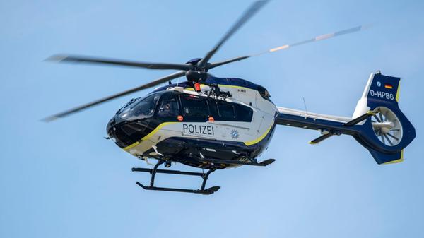 Ein bayerischer Polizeihubschrauber vom Typ H145 f