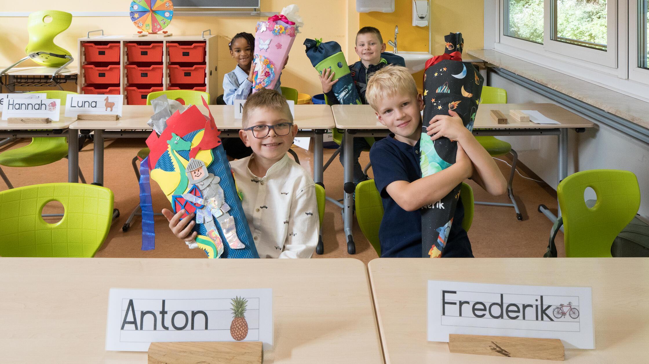 Erster Schultag in der Grundschule Veitsbronn