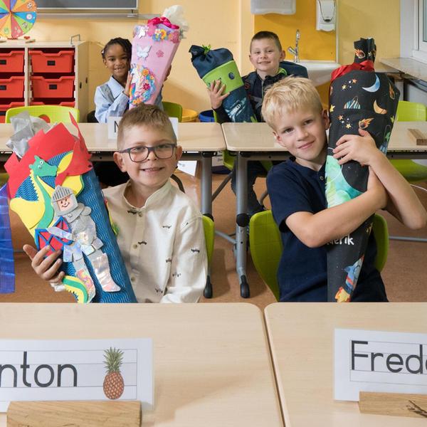 Erster Schultag in der Grundschule Veitsbronn