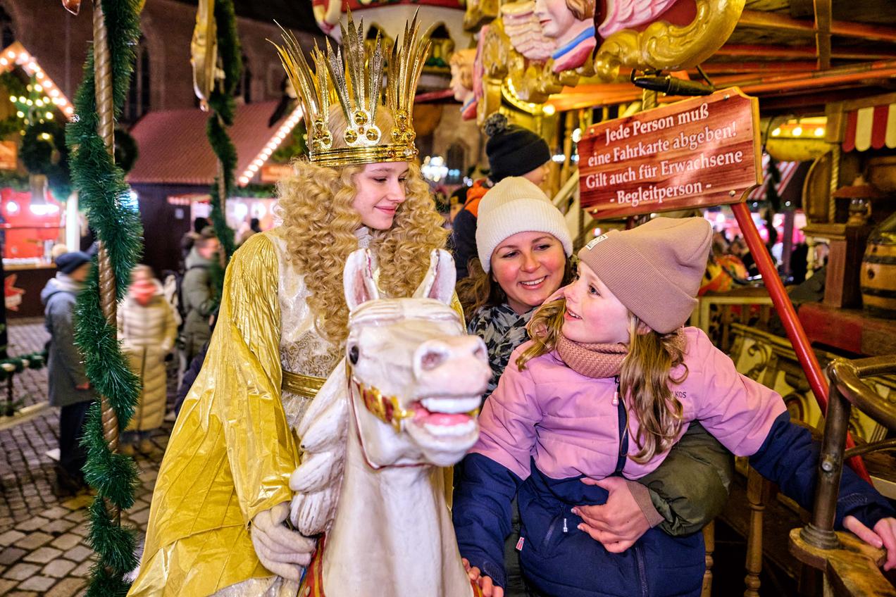 The Christkind at the Children&acute;s Christmas Market