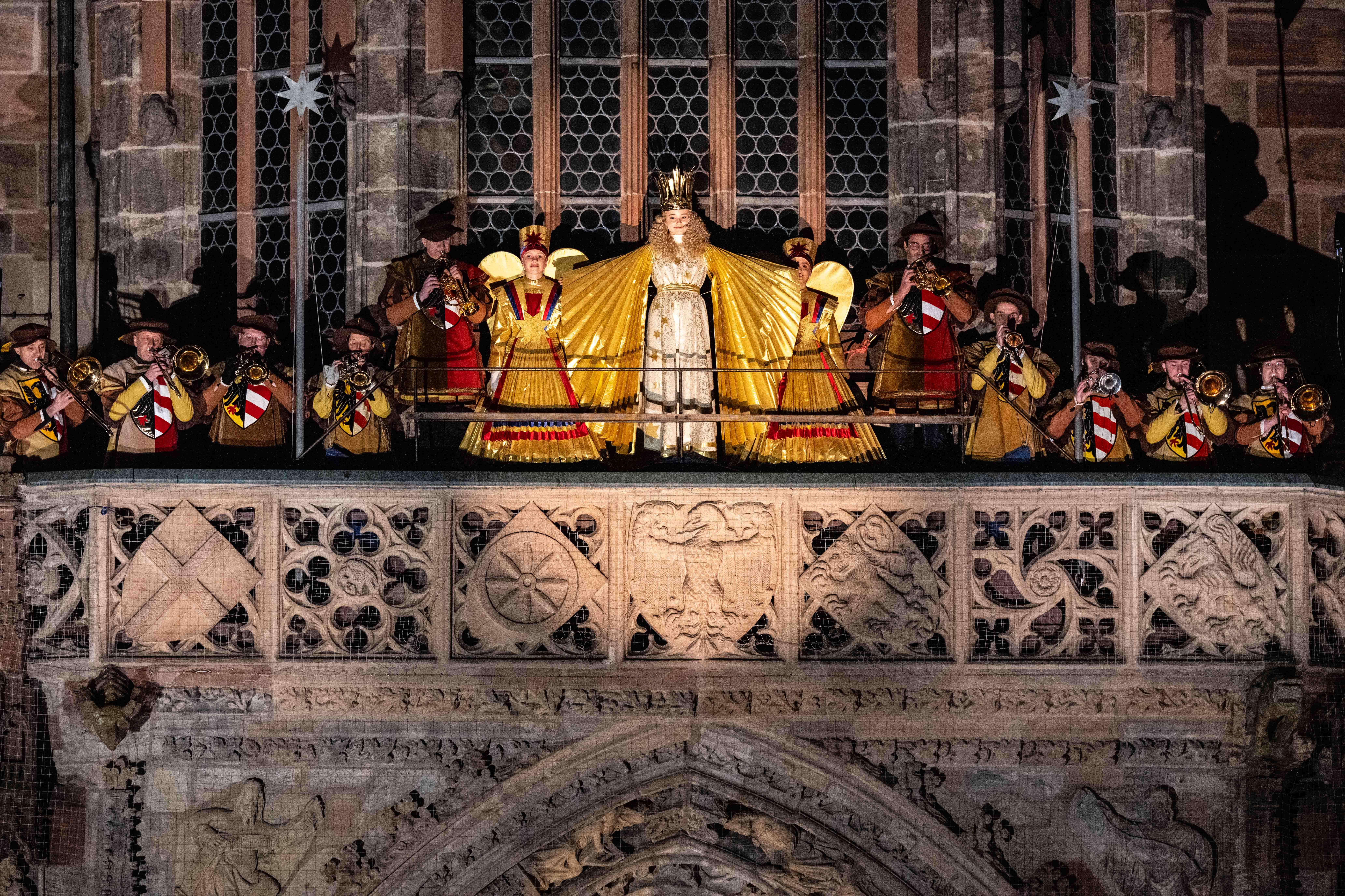 The Nuremberg Christkind opens her market