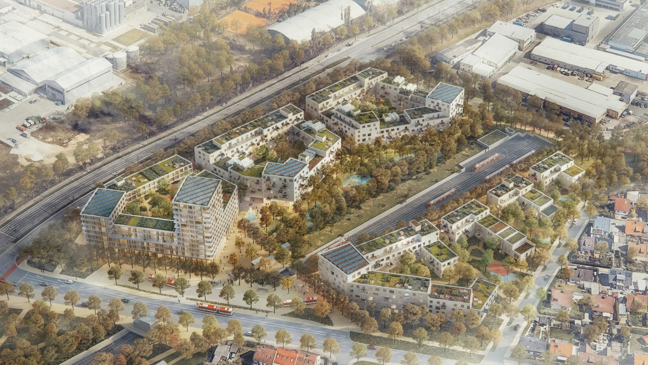 纽伦堡Sandäcker街区城市设计竞赛结果公布