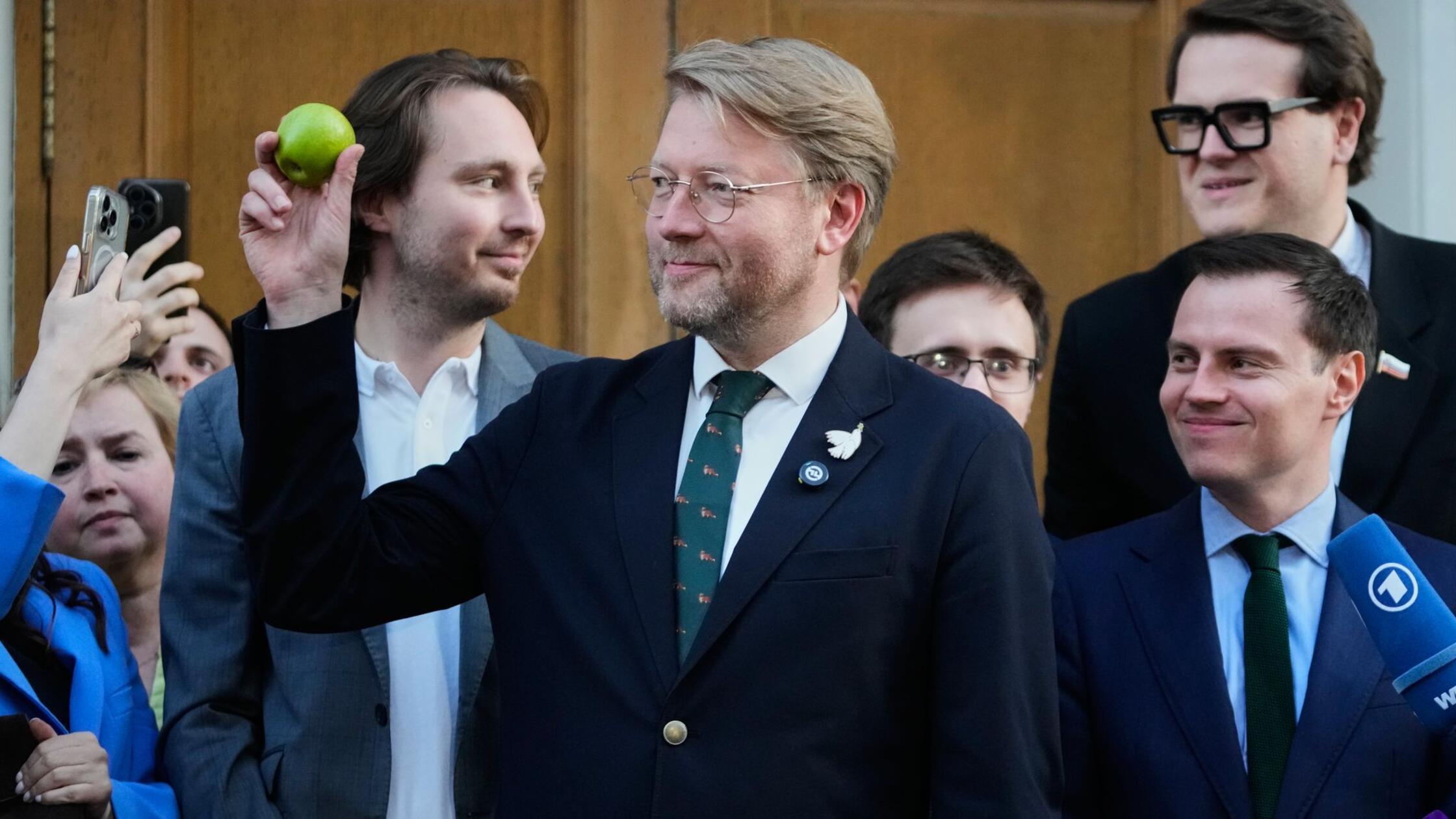 Der Vorsitzende der Partei Jabloko, Nikolai Rybako