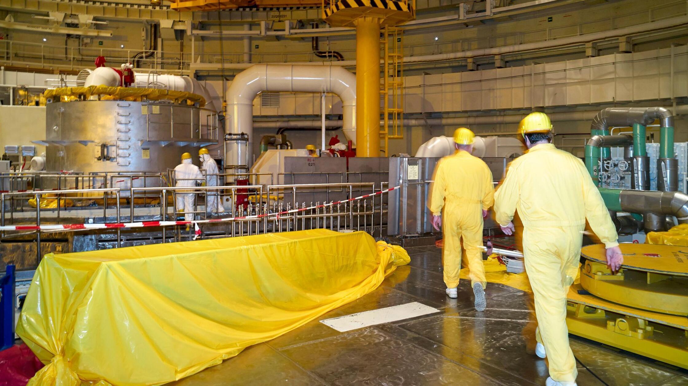 Im Reaktorblock I des tschechischen Atomkraftwerks