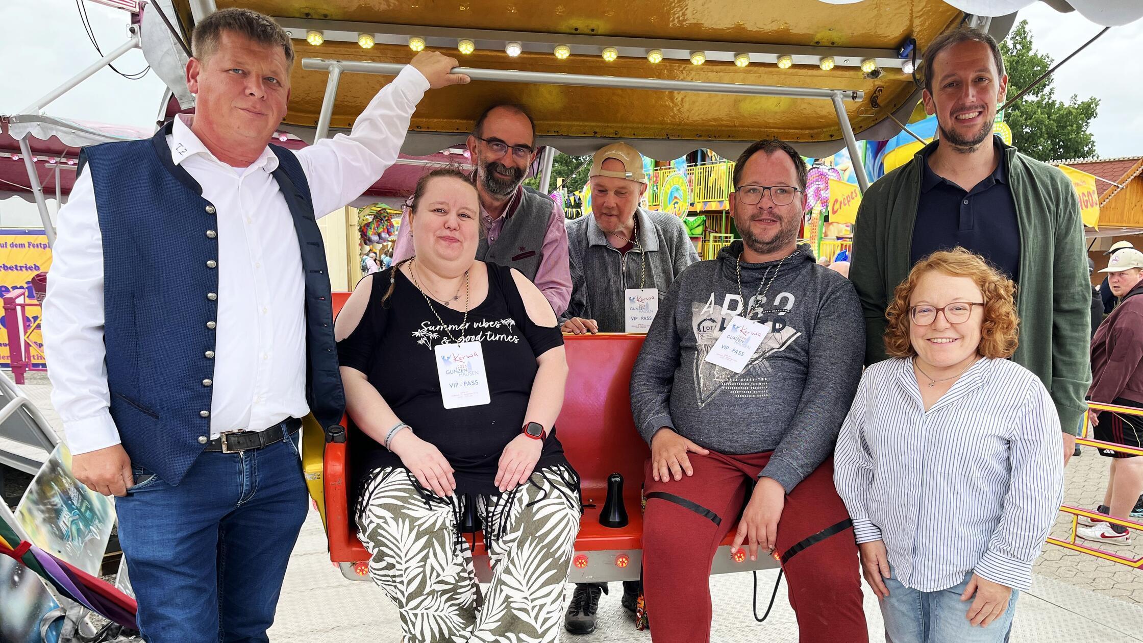 Festplatzorganisator Timo Zöllner (links) mit Kirc