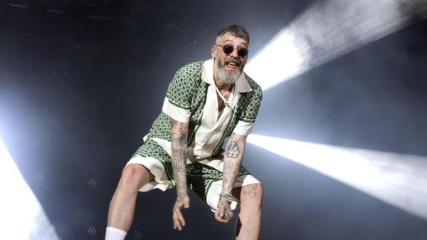Sido, deutscher Rapper, tritt vor 14.000 Fans auf