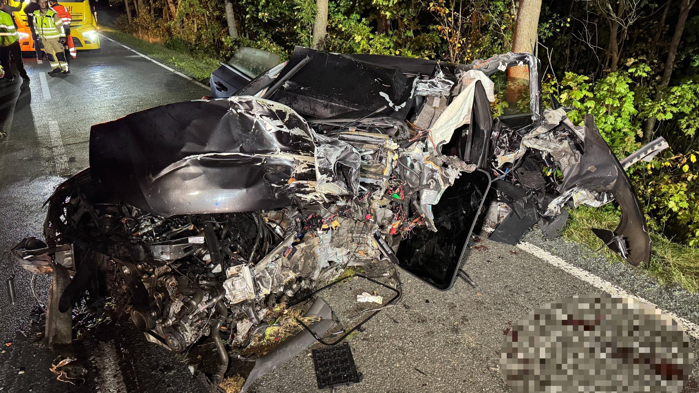 TÃ¶dlicher Unfall auf der B2: 17-JÃ¤hriger stirbt 