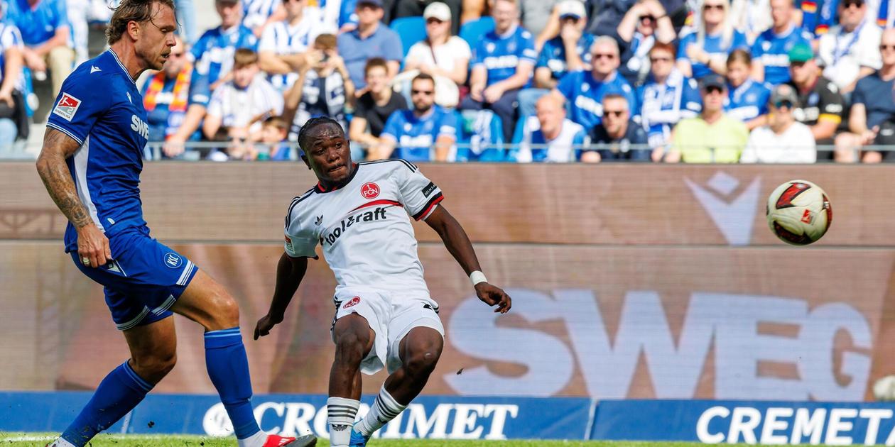 Knapp, aber verdient: Dominanter FCN siegt beim Karlsruher SC mit 1:0