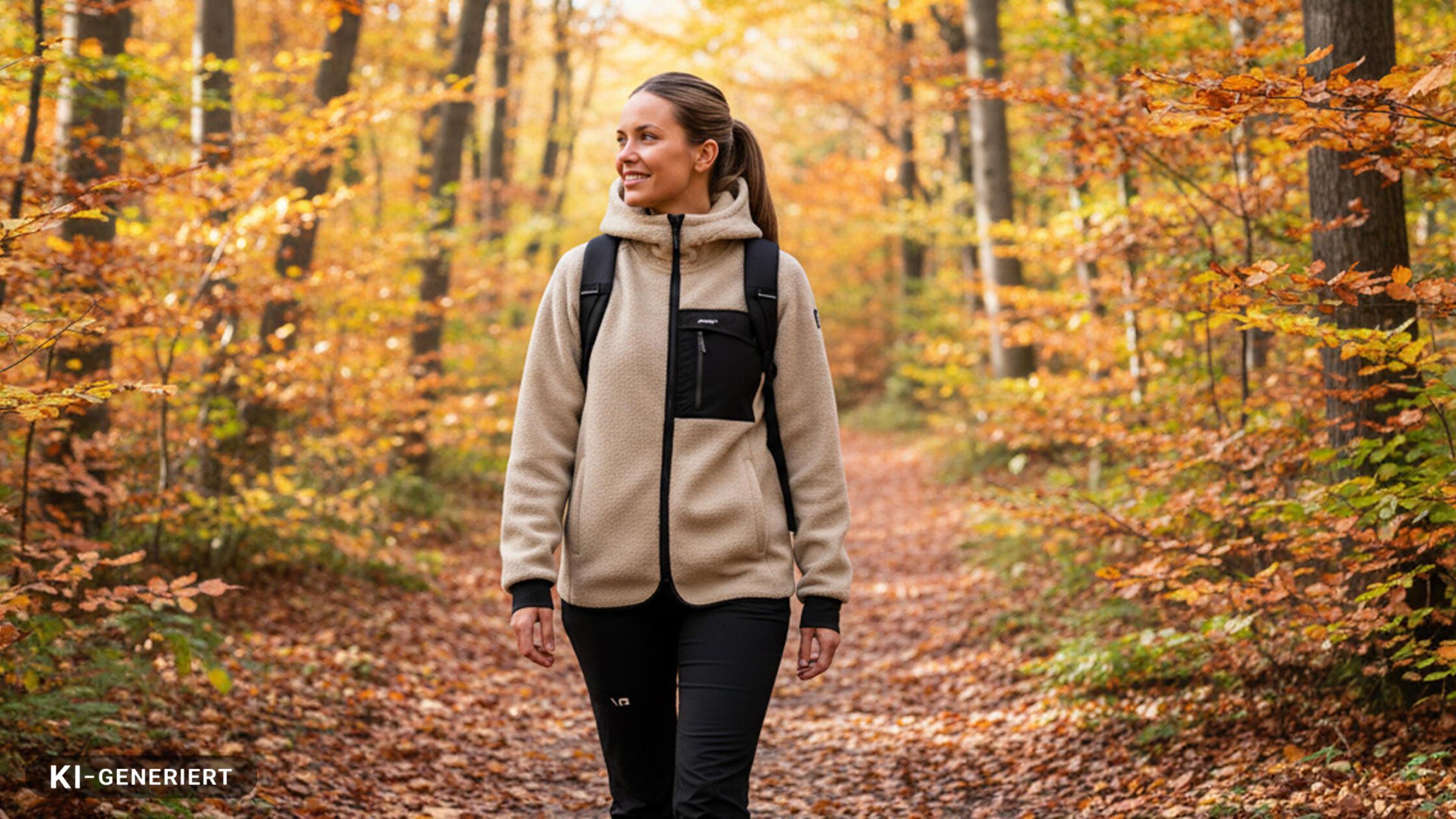 42Bestseller-Fleecejacke kühle Tage Herbst